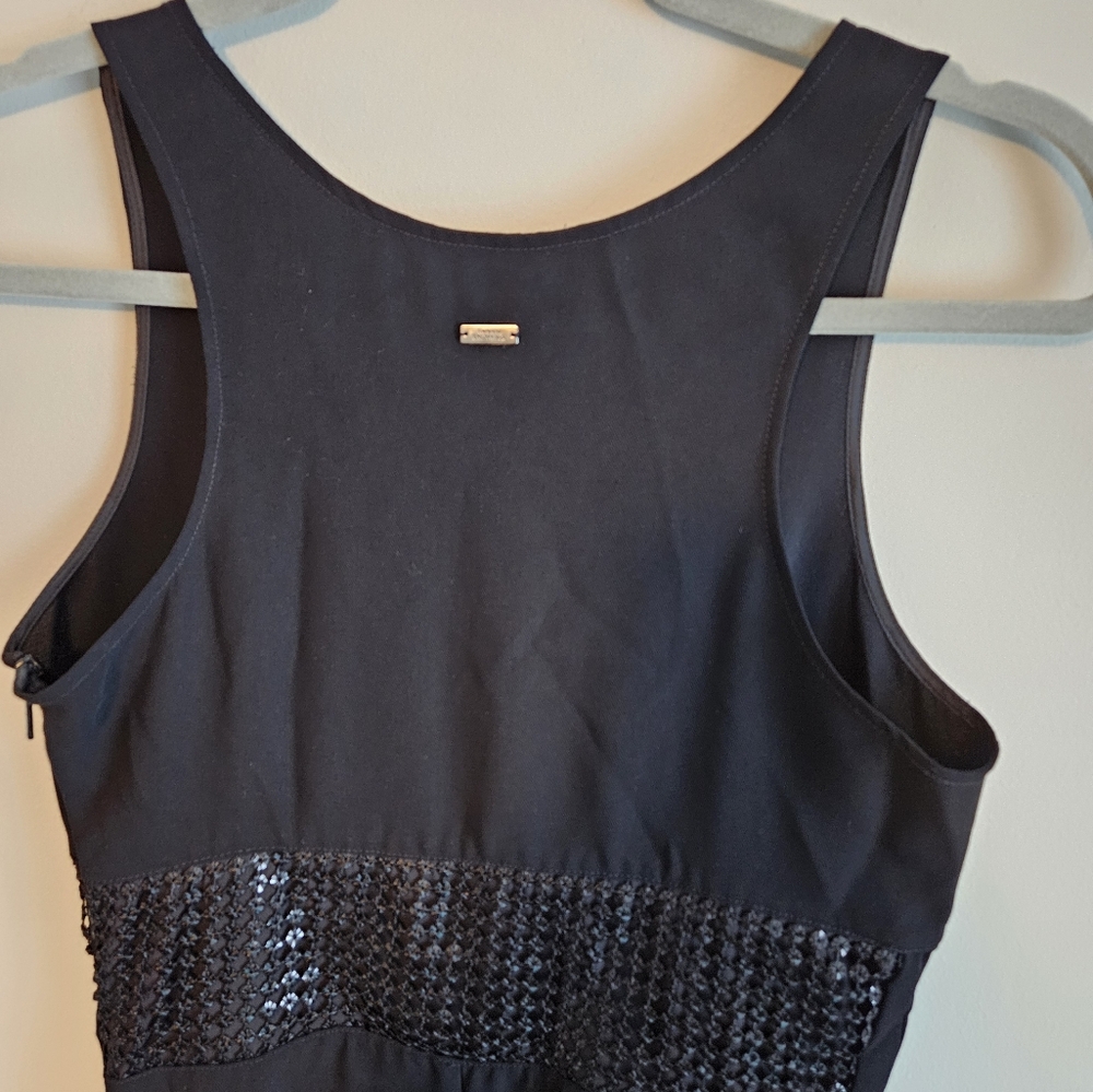 Armani Exchange Elegant Sleeveless Dress, Size 4, Black - Picture 5 of 7
